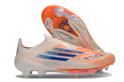 Adidas F50+ Lightstrike Pro Laceless FG Firm Ground Soccer Cleats - Pink/Red/Blue