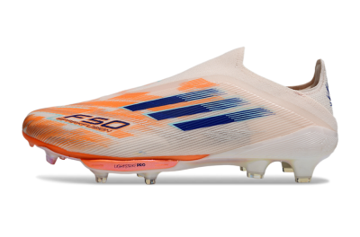 Adidas F50+ Lightstrike Pro Laceless FG Firm Ground Soccer Cleats - Pink/Red/Blue
