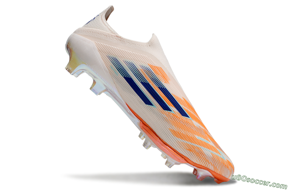 Adidas F50+ Lightstrike Pro Laceless FG Firm Ground Soccer Cleats - Pink/Red/Blue 4