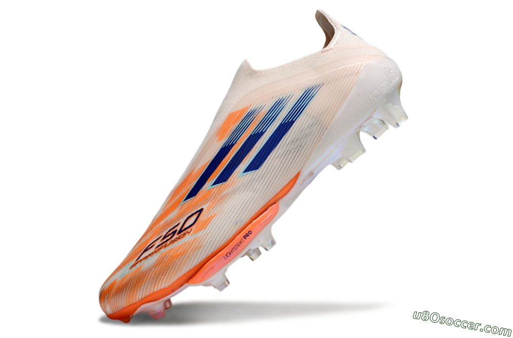 Adidas F50+ Lightstrike Pro Laceless FG Firm Ground Soccer Cleats - Pink/Red/Blue 5