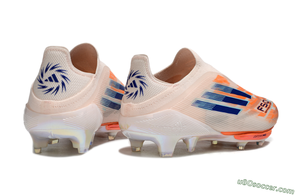 Adidas F50+ Lightstrike Pro Laceless FG Firm Ground Soccer Cleats - Pink/Red/Blue 6