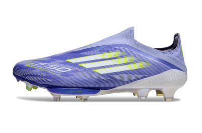 Adidas F50+ Lightstrike Pro Laceless FG Firm Ground Soccer Cleats - Blue/White/Yellow