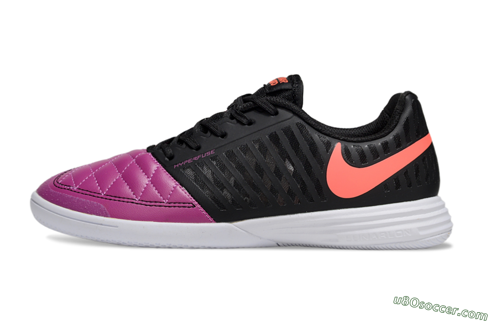 Nike Lunar Gato 2 IC Indoor & Futsal Soccer Shoes - Pink/Black/Red 2