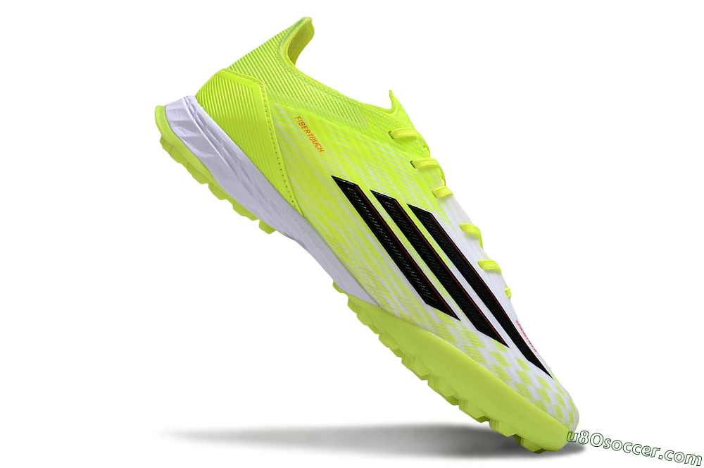 Adidas F50 Pro TF Artificial Turf Soccer Shoes - Yellow/Black/Red 4