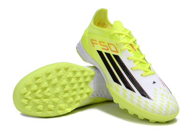 Adidas F50 Pro TF Artificial Turf Soccer Shoes - Yellow/Black/Red