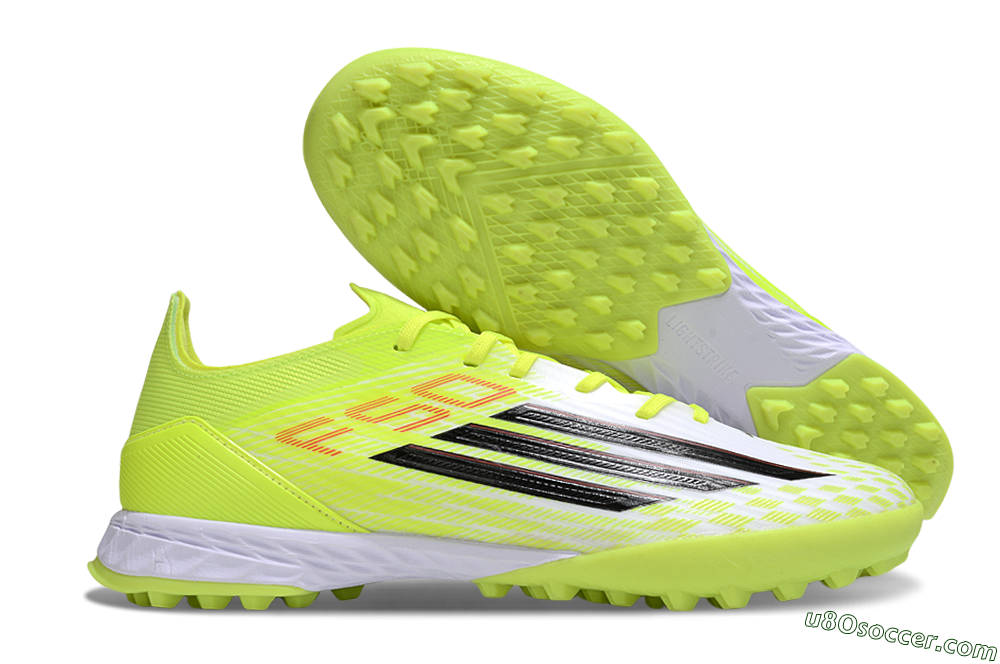 Adidas F50 Pro TF Artificial Turf Soccer Shoes - Yellow/Black/Red 1