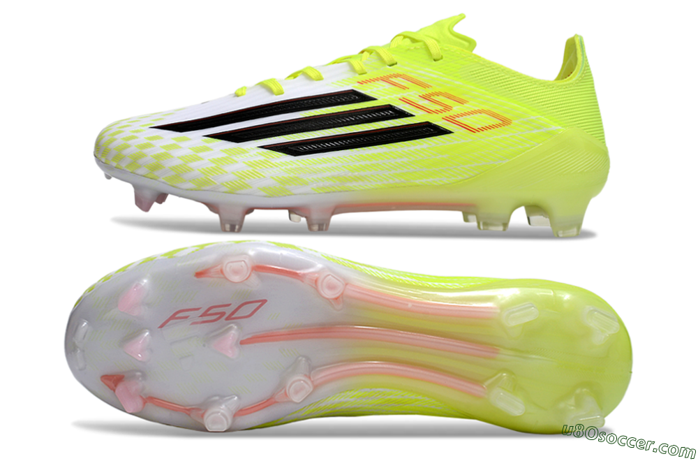 Adidas F50 Elite FG Firm Ground Soccer Cleats - Yellow/Black/Red 0