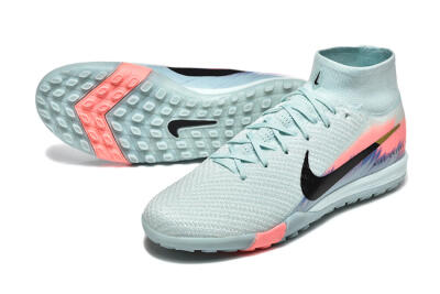 Nike Air Zoom Mercurial Superfly 10 Elite TF Artificial Turf Soccer Shoes - Jade/Black/Gold