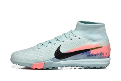 Nike Air Zoom Mercurial Superfly 10 Elite TF Artificial Turf Soccer Shoes - Jade/Black/Gold