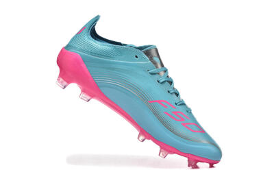 Messi x Adidas F50 Elite FG Firm Ground Soccer Cleats - Jade/Pink/Silver