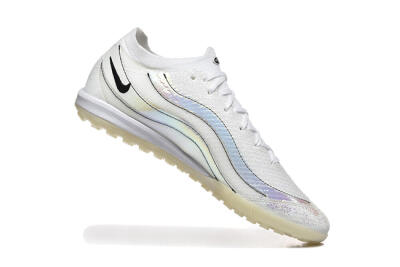 Nike Air Zoom Mercurial Vapor 16 Elite TF Artificial Turf Soccer Shoes - White/Silver/Black