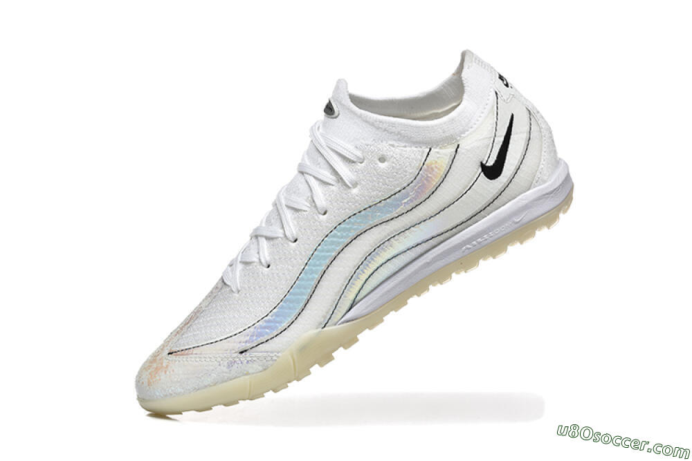 Nike Air Zoom Mercurial Vapor 16 Elite TF Artificial Turf Soccer Shoes - White/Silver/Black 8