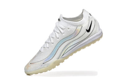 Nike Air Zoom Mercurial Vapor 16 Elite TF Artificial Turf Soccer Shoes - White/Silver/Black