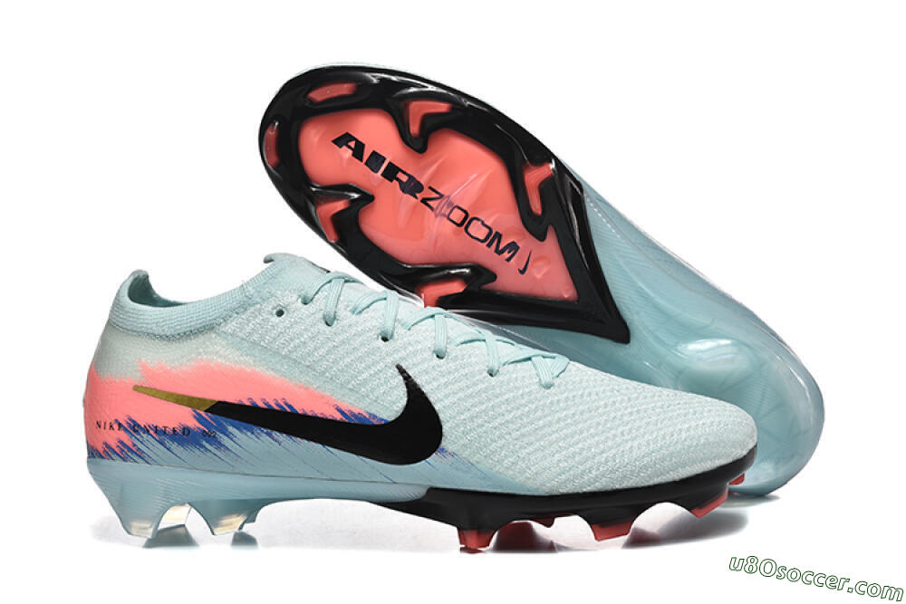 Nike Air Zoom Mercurial Vapor 16 Elite FG Firm Ground Soccer Cleats - Jade/Black/Pink 1