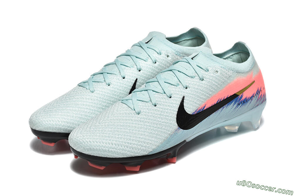 Nike Air Zoom Mercurial Vapor 16 Elite FG Firm Ground Soccer Cleats - Jade/Black/Pink 5