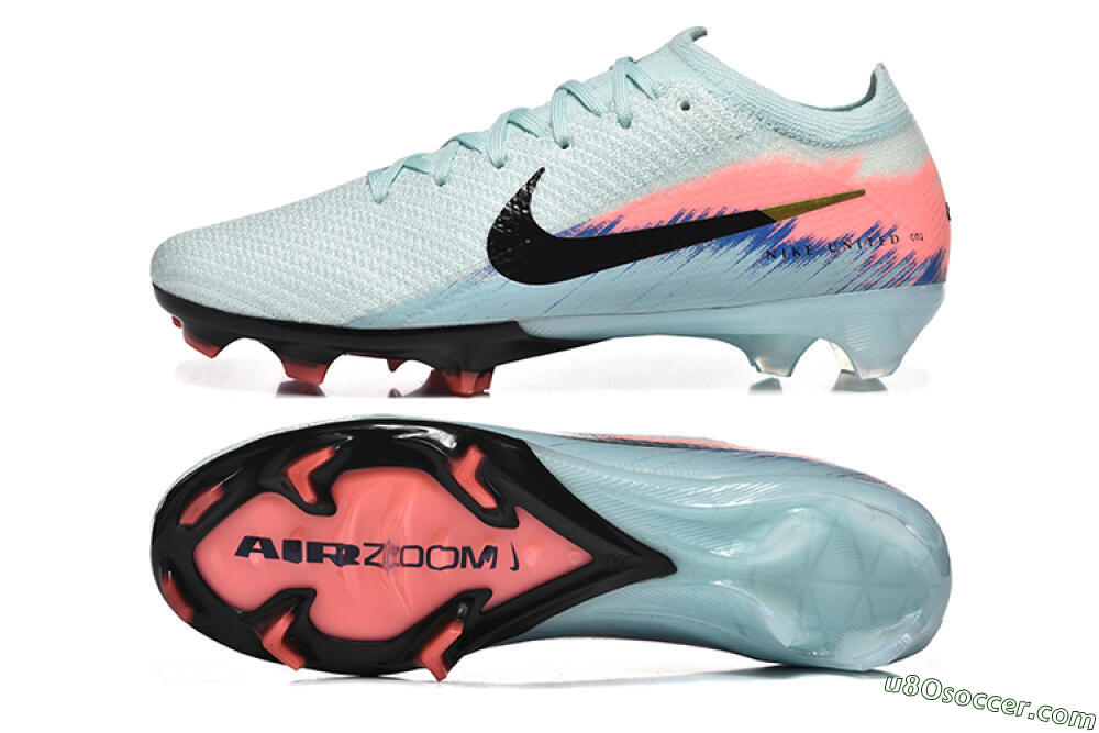 Nike Air Zoom Mercurial Vapor 16 Elite FG Firm Ground Soccer Cleats - Jade/Black/Pink 0