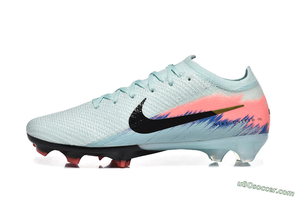 Nike Air Zoom Mercurial Vapor 16 Elite FG Firm Ground Soccer Cleats - Jade/Black/Pink 2