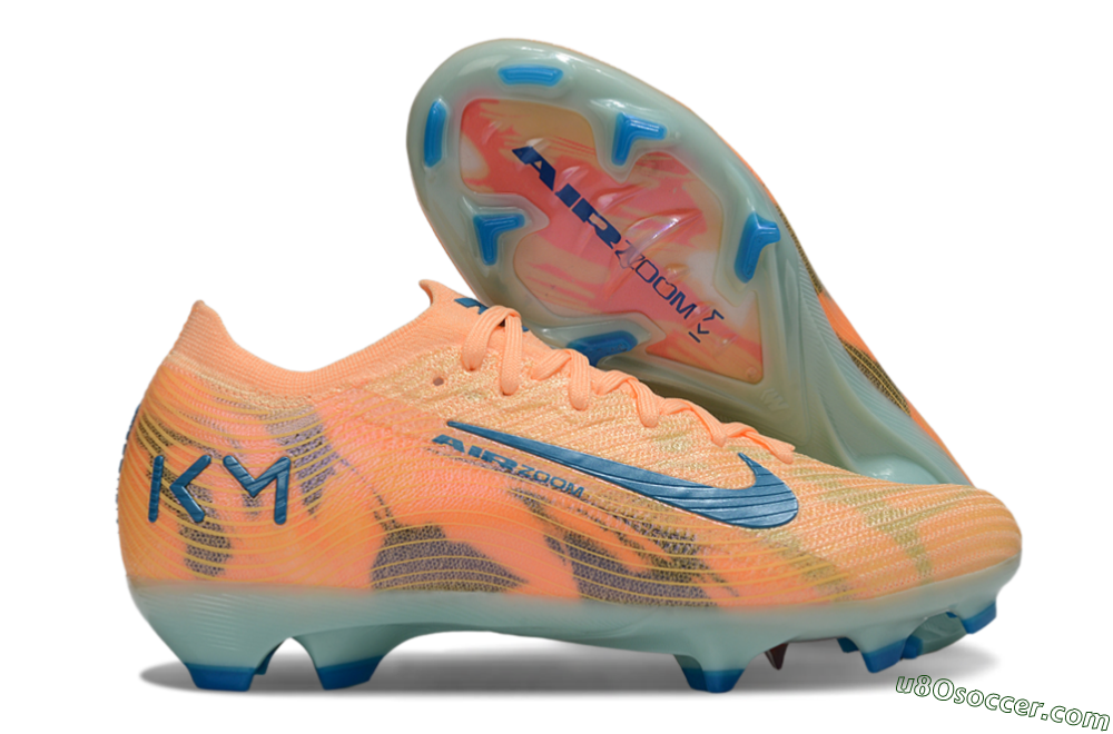 Nike Air Zoom Mercurial Vapor 16 Elite FG Firm Ground Soccer Cleats - Pink/Blue/Yellow 1