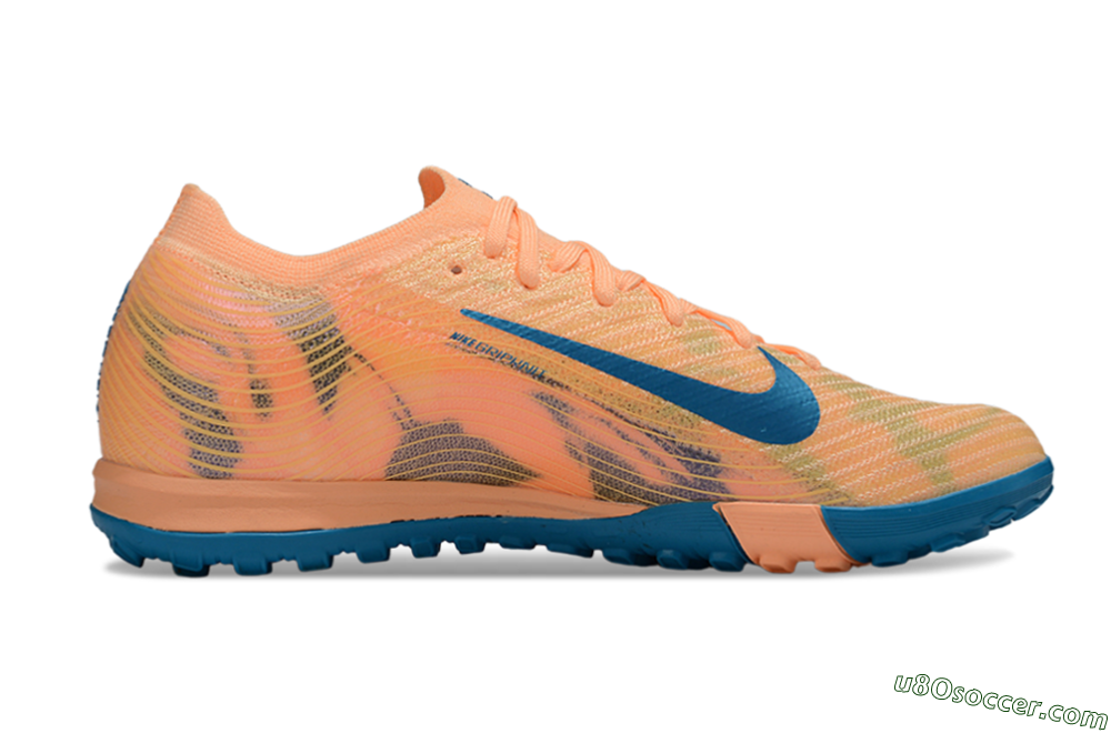 Nike Air Zoom Mercurial Vapor 16 Elite TF Artificial Turf Soccer Shoes - Pink/Blue/Yellow 5