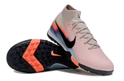 Nike Air Zoom Mercurial Superfly 10 Elite TF Artificial Turf Soccer Shoes - Pink/Black/Gold