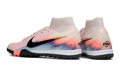 Nike Air Zoom Mercurial Superfly 10 Elite TF Artificial Turf Soccer Shoes - Pink/Black/Gold
