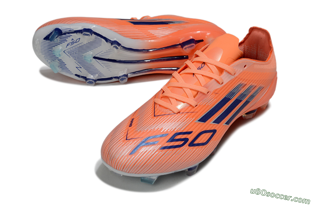 Adidas F50 Elite FG Firm Ground Soccer Cleats - Red/Blue/Silver 3