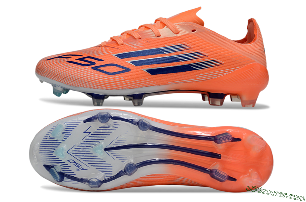 Adidas F50 Elite FG Firm Ground Soccer Cleats - Red/Blue/Silver 0