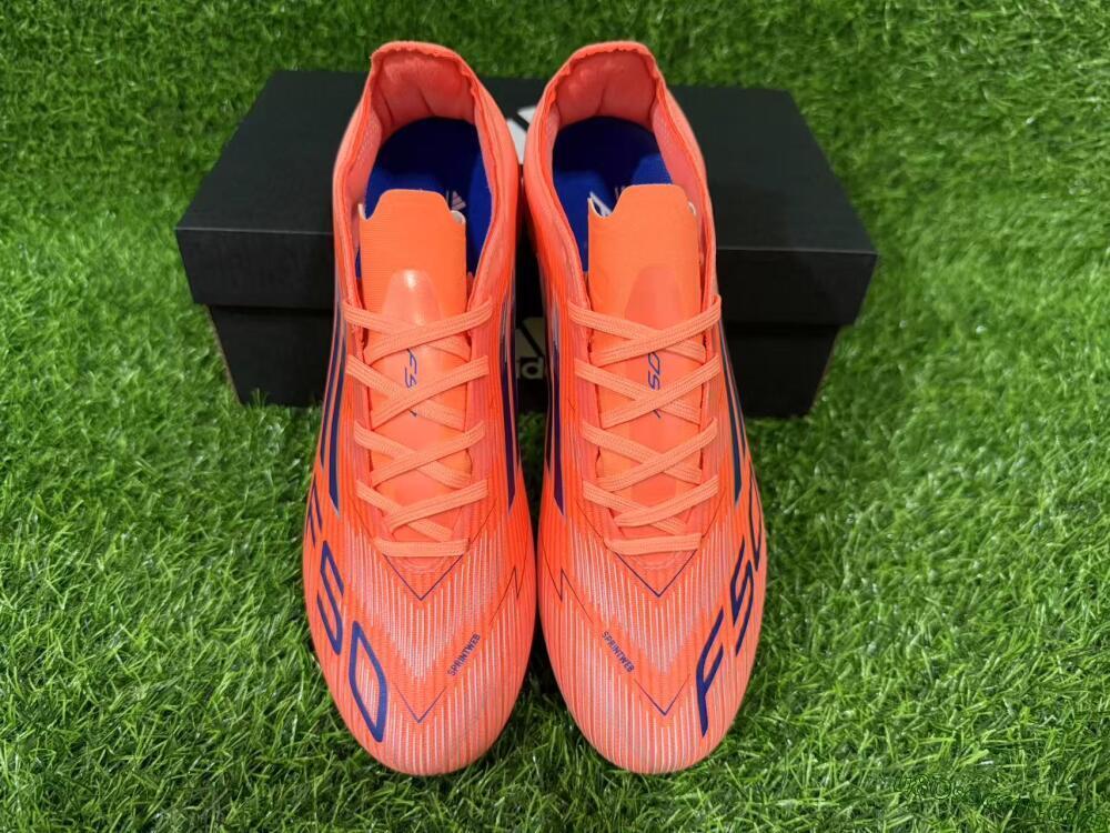Adidas F50 Elite FG Firm Ground Soccer Cleats - Red/Blue/Silver