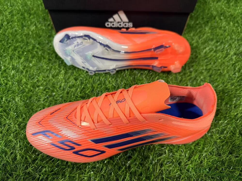 Adidas F50 Elite FG Firm Ground Soccer Cleats - Red/Blue/Silver