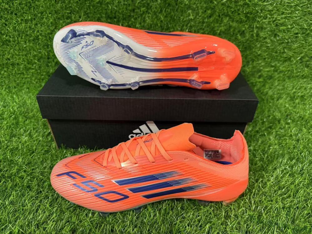 Adidas F50 Elite FG Firm Ground Soccer Cleats - Red/Blue/Silver