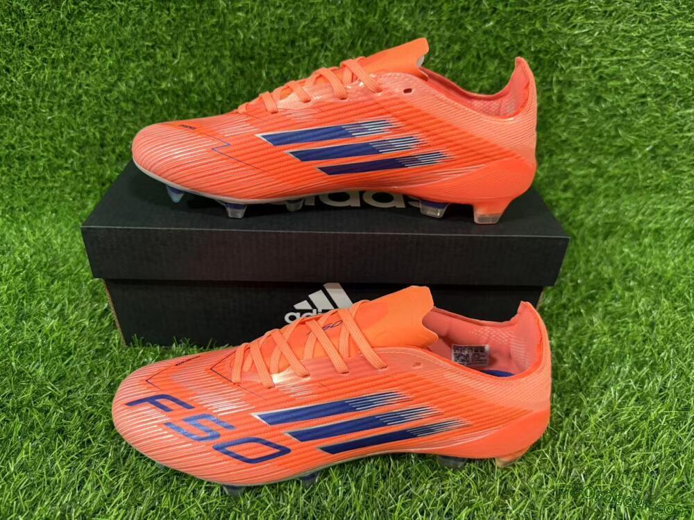 Adidas F50 Elite FG Firm Ground Soccer Cleats - Red/Blue/Silver