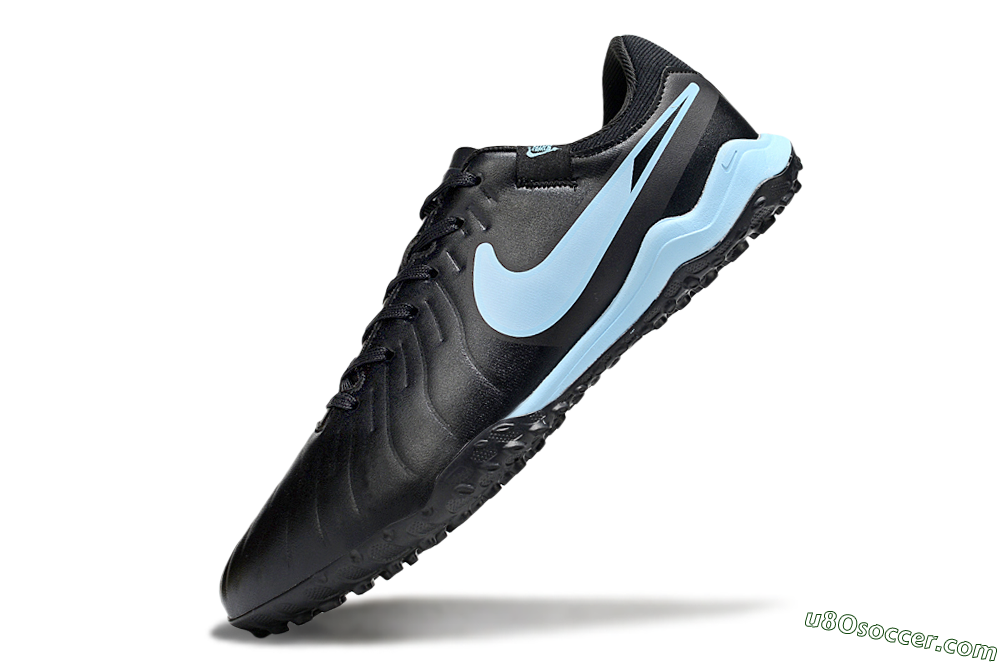 Nike Tiempo Legend 10 Academy TF Artificial Turf Soccer Shoes - Black/Jade 5