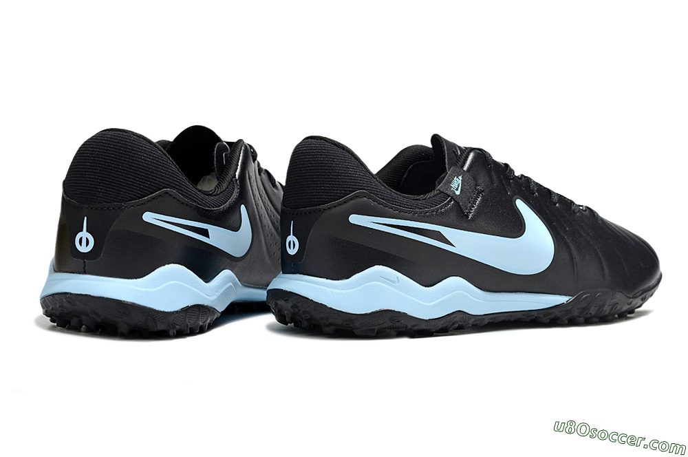 Nike Tiempo Legend 10 Academy TF Artificial Turf Soccer Shoes - Black/Jade 6