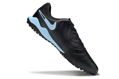 Nike Tiempo Legend 10 Academy TF Artificial Turf Soccer Shoes - Black/Jade