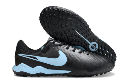 Nike Tiempo Legend 10 Academy TF Artificial Turf Soccer Shoes - Black/Jade