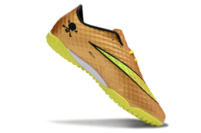 Nike Hypervenom Phantom TF Artificial Turf Soccer Shoes - Gold/Black/Yellow