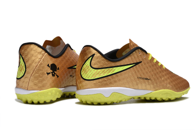 Nike Hypervenom Phantom TF Artificial Turf Soccer Shoes - Gold/Black/Yellow