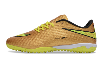 Nike Hypervenom Phantom TF Artificial Turf Soccer Shoes - Gold/Black/Yellow