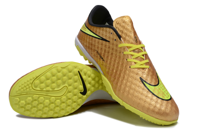 Nike Hypervenom Phantom TF Artificial Turf Soccer Shoes - Gold/Black/Yellow