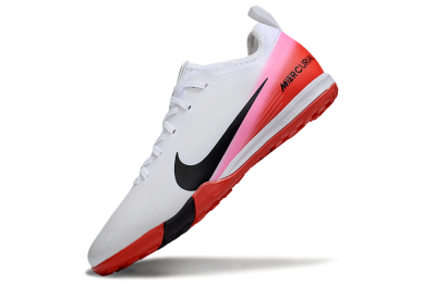 Nike Air Zoom Mercurial Vapor 16 Pro TF Artificial Turf Soccer Shoes - White/Black/Red