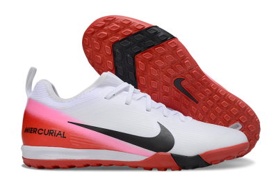 Nike Air Zoom Mercurial Vapor 16 Pro TF Artificial Turf Soccer Shoes - White/Black/Red