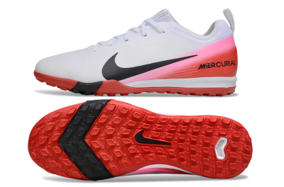Nike Air Zoom Mercurial Vapor 16 Pro TF Artificial Turf Soccer Shoes - White/Black/Red