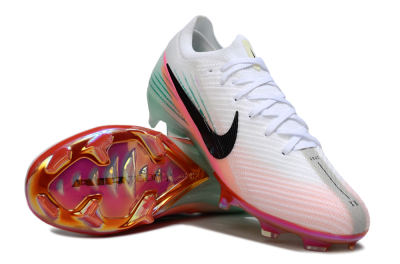 Nike Air Zoom Mercurial Vapor 16 Elite FG Firm Ground Soccer Cleats - White/Black/Pink