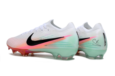 Nike Air Zoom Mercurial Vapor 16 Elite FG Firm Ground Soccer Cleats - White/Black/Pink