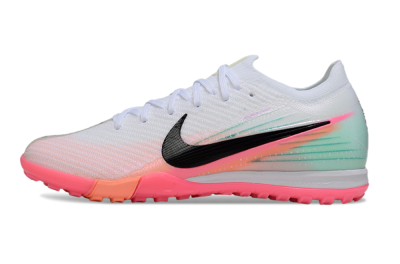 Nike Air Zoom Mercurial Vapor 16 Elite TF Artificial Turf Soccer Shoes - White/Black/Pink