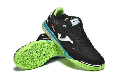 Joma Top Flex IC Indoor & Futsal Soccer Shoes - Black/White/Yellow