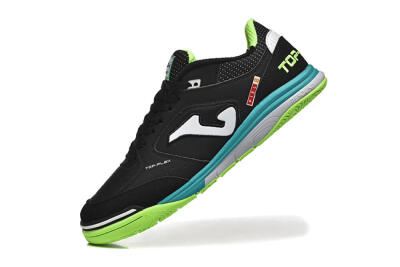 Joma Top Flex IC Indoor & Futsal Soccer Shoes - Black/White/Yellow