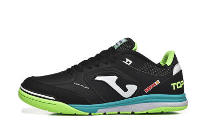 Joma Top Flex IC Indoor & Futsal Soccer Shoes - Black/White/Yellow