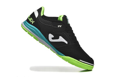 Joma Top Flex IC Indoor & Futsal Soccer Shoes - Black/White/Yellow