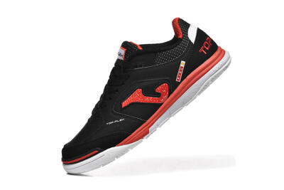 Joma Top Flex IC Indoor & Futsal Soccer Shoes - Black/Red/White